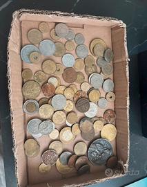 Lotto di monete e medaglie vintage