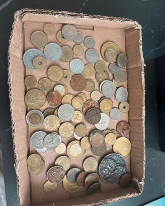 Lotto di monete e medaglie vintage