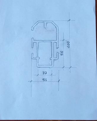 Profilo Alluminio per Tende da Sole