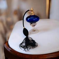 atomizzatore per profumo in vetro Murano vintage