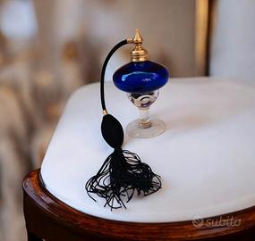 atomizzatore per profumo in vetro Murano vintage