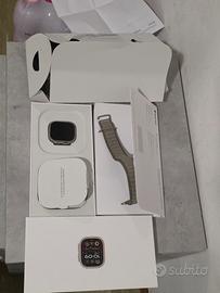 Apple watch ultra 2 49 mm titanium olive alpine