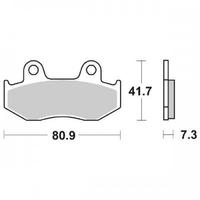 Pastiglie freno Honda CH CR MTX XR - SBS 129HF