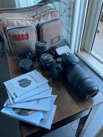 Canon EOS 1100D + obiettivi e accessori