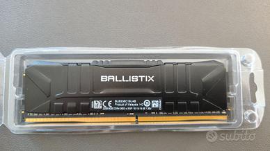 DDR4-3600 - 8GB Crucial Ballistix  cl16