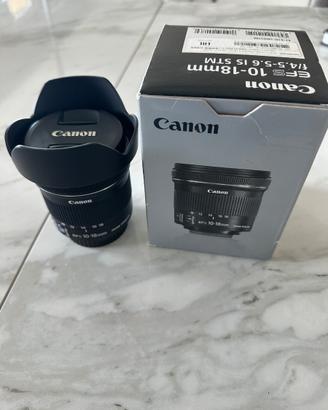Canon  EFS 10-18mm f/4.5-5.6 IS STM + paraluce