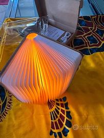 Lampada Libro LED Legno 3 Tonalità Ricaricabile US