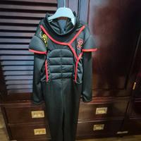 Costume ninja nero ed accessori frozen