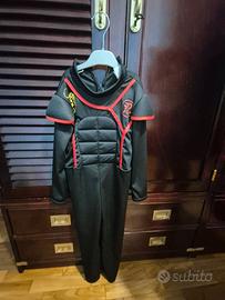 Costume ninja nero ed accessori frozen
