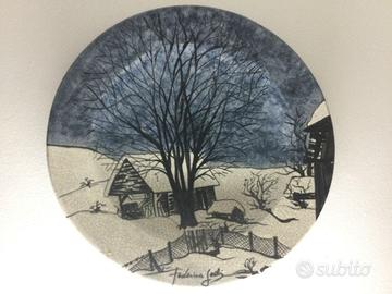 Piatto in ceramica di Federica Galli