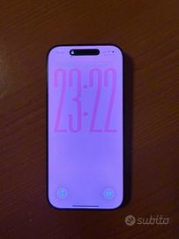 Iphone 16 pro 128gb usato con difetto Trattabile