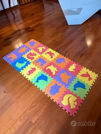 Tappetino Puzzle per Bambini, 18 Pezzi, 30 cm