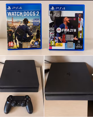 Playstation 4 PS4 slim 500 giga + 2 giochi