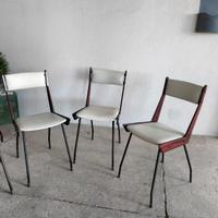 5 sedie anni 50 Carlo Ratti