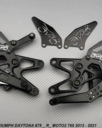 Pedane arretrate TRIUMPH DAYTONA 675 / R 2013 2021
