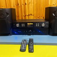 Sintonizzatore ed amplificatore wi-fi con casse