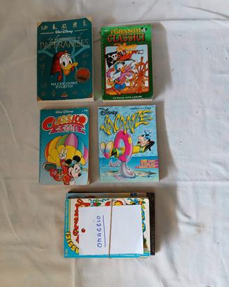 Lotto 4 fumetti Disney anni 90 + 3 in omaggio.
