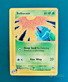 POKEMON BULBASAUR 95/165 ENG INGLESE EXPEDITION 