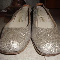 Scarpe tacco "Gabriella" paiettes anni'60 vintage