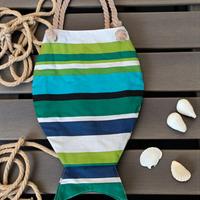 borsa in tela  a forma di pesce 🐟