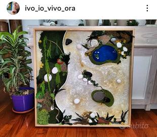 Quadro vegetale stabilizzato