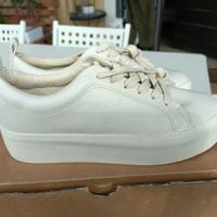 sneakers donna Zara color ecrù