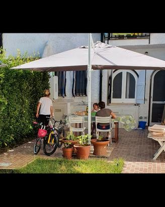 Ombrellone da giardino in alluminio 4x3