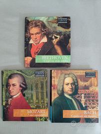 3 CD Originali: Beethoven, Mozart e Bach