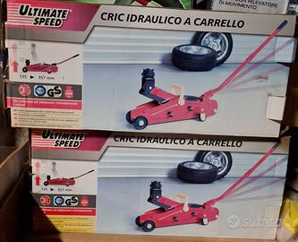 Cric idraulico a carrello