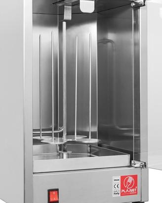 Barbecue Elettrico Planet VERTICAL GRILL spiedo