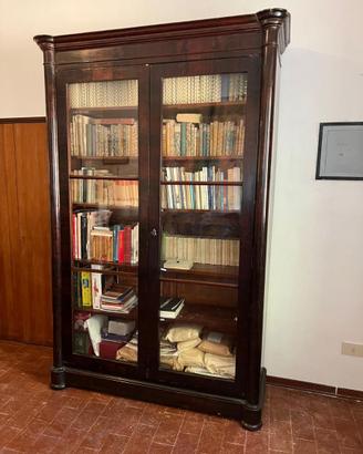 Libreria Antica in Stile Luigi Filippo
