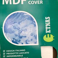 Copriwater bianco laccato, nuovo con attacchi in m