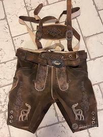 Pantaloni pelle bavaresi