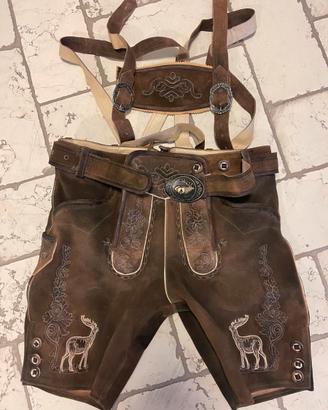 Pantaloni pelle bavaresi