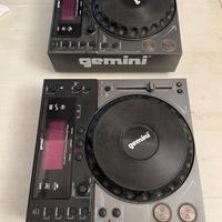 Lettori Gemini CDJ 600 console dj