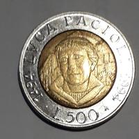 500 lire Luca Pacioli