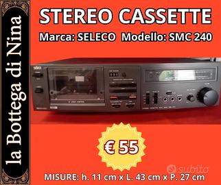 STEREO CASSETTE DECK – SELECO SMC 240