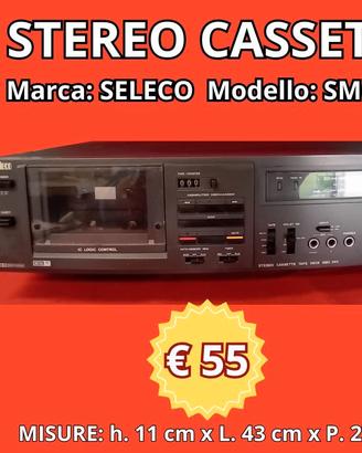 STEREO CASSETTE DECK – SELECO SMC 240