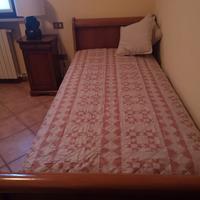 Letto singolo comodino e cassettiera