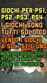 Giochi per PS1, PS2, PS3 e PS4 (SOLO CD) 5 a Gioco