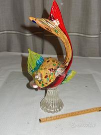 Pesce in vetro colorato a mano (Murano)