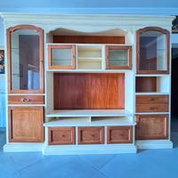 Parete attrezzata classica artigianale 290 cm