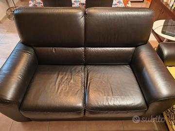 divano in pelle 2 posti 