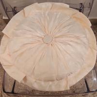 cuscino tondo arredo vintage