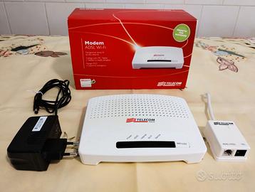🟥⭐PREZZO⭐HI-TECH⭐🟥TELECOM MODEM ADSL2+ WI-FI N