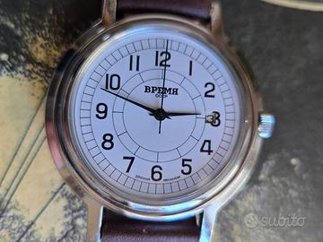 Orologio sovietico meccanico Vremya CCCP