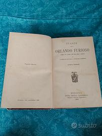 Libro Antico 1894 - Stanze Orlando Furioso