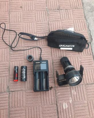 Torcia subacquea GRALmarine KX Narrow