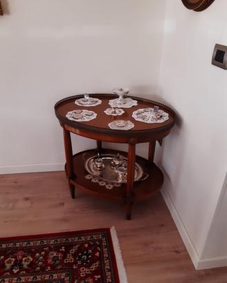 Tavolino Ovale Originale Francese Napoleone III – 