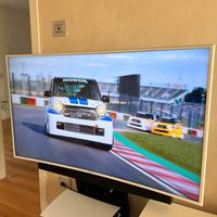 TV Samsung 55” 4 K Curva + Soundbar + Supporto